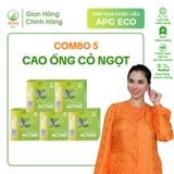  Combo 5 Cao ống Atisô Có Cỏ Ngọt (10 ống x 10ml) 
