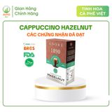 Cà Phê Hòa Tan ADORÉ 1890 Cappuccino Hazelnut Hương Hạt Dẻ Vị Đậm Đà Thơm Ngon Hộp 200g (10 gói x 20g) 