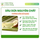  Combo 1 Hũ và 1 Chai Dầu Dừa Nấu Thủ Công APG ECO Chiết Xuất Từ Đặc Sản Bến Tre, quy cách hũ/chai 250ML 