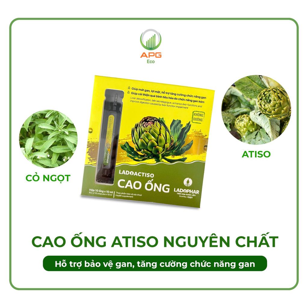 Combo 2 Hộp Cao ống Atiso Nguyên Chất (Quy cách 10ml x 10 ống/Hộp)