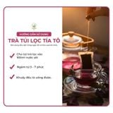  Combo Trà Túi Lọc Tía Tô & Bột Rau Má Nguyên Chất APG ECO Hỗ Trợ Thanh Nhiệt Giải Độc, Hỗ trợ Sáng da 