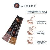  Hộp Cà Phê Đen Hoà Tan ADORÉ 1890 Cà Phê Đen Không Đường Đậm Vị Giúp Tỉnh Táo, Hộp 100 Gói (100 Gói x 2g) 