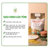  Combo 4 Bao Gạo VEBO Lúa Tôm APG ECO Thương Hạng Hữu Cơ, Mềm, Dẻo (thực nhận 20kg) 