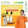  [Tặng tạp dề] 2 Chai Dầu Dừa Nấu Thủ Công APG ECO Chiết Xuất Từ Đặc Sản Bến Tre, Quy cách Chai 250ML 