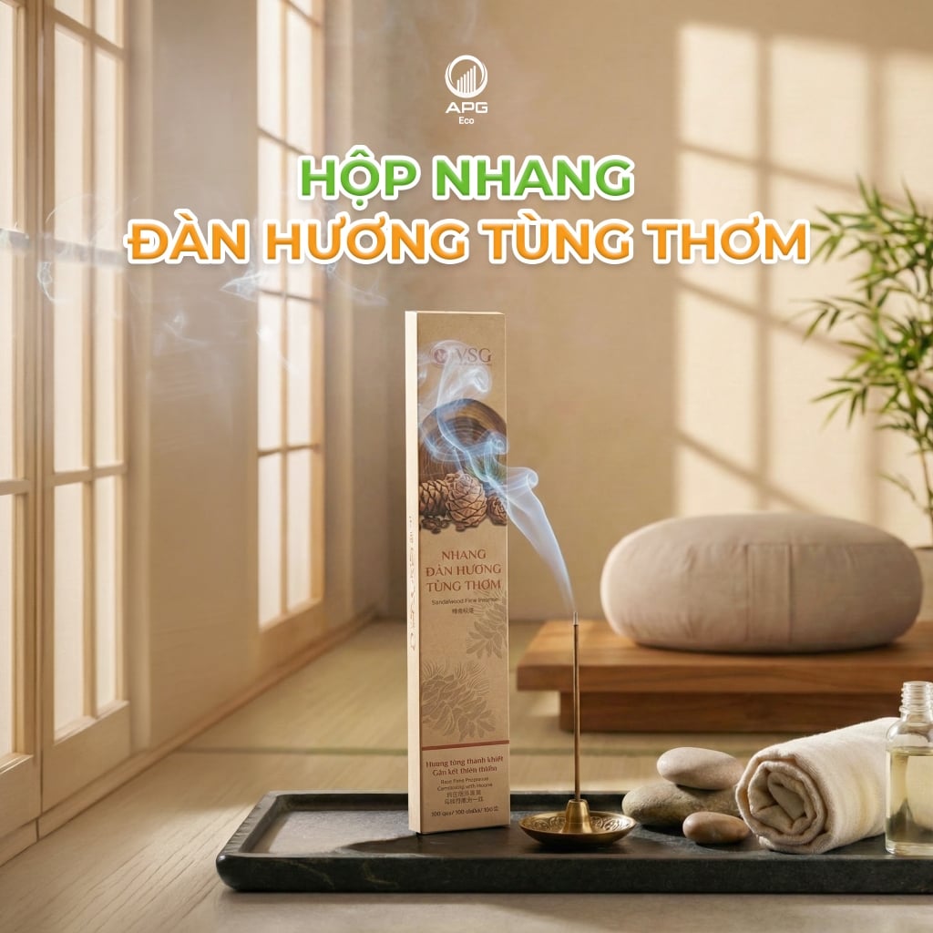  Nhang Đàn Hương Tùng Thơm Sự Kết Hợp Từ Gỗ Đàn Hương Sang Trọng Và Hương Tùng Thanh Khiết 100 cây 
