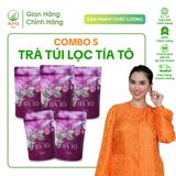 Combo 2 Túi Trà Túi Lọc Tía Tô APG ECO 25 Gói x 2g Hỗ trợ Bệnh Gout Làm Đẹp Da 