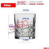  WHG6007 - Ly Thủy Tinh WHG Whisky Rock Glass 310ml | Thủy Tinh Cao Cấp 