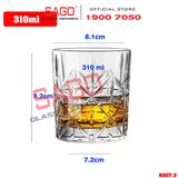  WHG6007 - Ly Thủy Tinh WHG Whisky Rock Glass 350ml | Thủy Tinh Cao Cấp 