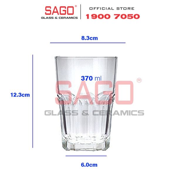  IMG M357 - Ly Thủy Tinh IMG Central Hi Ball 375ml | Thủy tinh nhập khẩu Indonesia 