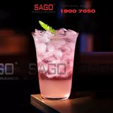  VIR 3070 - Ly Thủy Tinh Virote Borosilicate Flared Mouth High Ball Glass 360ml | Thủy Tinh Cao Cấp 