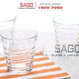  DURALEX D1032A - Ly Thủy Tinh Cường Lực Duralex Picardie Prisme Clear Glass 220ml | Nhập Khẩu Pháp 