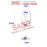  Ocean 1035W12 - Ly Thủy Tinh Ocean Madison Stripe White Wine 350ml | Nhập Khẩu Thái Lan 
