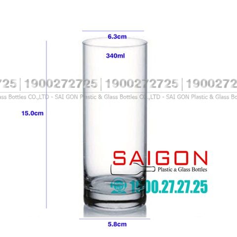  Ocean B07812 - Ly Thủy Tinh Ocean Newyork Long Drink 340ml | Nhập Khẩu Thái Lan 