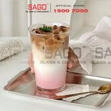  INS 9016 - Ly Thủy Tinh Miệng Loe INS Flared Mouth Highball Glass 420ml | Thủy Tinh Cao Cấp 