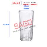  DURALEX D1083A - Ly Thủy Tinh Cường Lực Duralex Jazz Clear Glass 260ml | Nhập Khẩu Pháp 