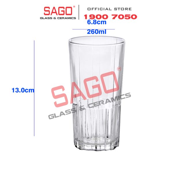  DURALEX D1083A - Ly Thủy Tinh Cường Lực Duralex Jazz Clear Glass 260ml | Nhập Khẩu Pháp 
