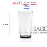  DURALEX D1012A - Ly Thủy Tinh Cường Lực Duralex Flys Clear Glass 280ml | Nhập Khẩu Pháp 