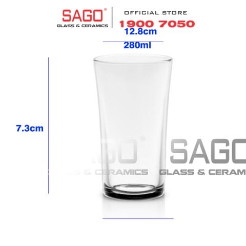  DURALEX D1012A - Ly Thủy Tinh Cường Lực Duralex Flys Clear Glass 280ml | Nhập Khẩu Pháp 