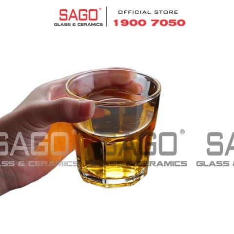  LG-101110(10001) - Ly Thủy Tinh Lucky Centra Rock 285ml | Nhập Khẩu Thái Lan 