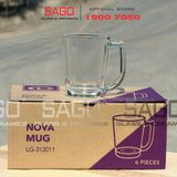  LG-312110(120) - Ly Thủy Tinh Lucky Nova Mug 310ml | Nhập Khẩu Thái Lan 