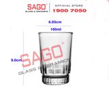  LG-106006(60) - Ly Thủy Tinh Lucky Stellar Shot Glass 160ml | Nhập Khẩu Thái Lan 