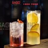  INS 1001-2 - Ly Thủy Tinh INS Borosilicate Plaza Hi Ball Glass 370ml | Thủy Tinh Cao Cấp 