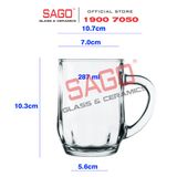  PG307 - Ly Thủy Tinh Prim Vista Beer Mug 275ml | Nhập Khẩu Thái Lan 