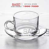  LG-311807.755 - Bộ Tách Thủy Tinh Lucky Stack Tea Cup Glass 202ml | Nhập Khẩu Thái Lan 