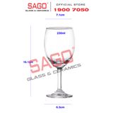  Ocean 1501R08 - Ly Thủy Tinh Ocean Classic Red Wine 230ml | Nhập Khẩu Thái Lan 