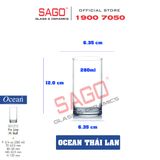  Ocean B01210 - Ly Thủy Tinh Ocean Fin Line Hi Ball 280ml | Nhập Khẩu Thái Lan 