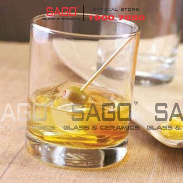  Ocean B00209 - Ly Thủy Tinh Ocean Rock 245ml | Nhập Khẩu Thái Lan 