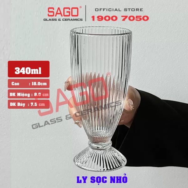  WHG6001 - Ly Thủy Tinh WHG Soda Hi Ball Glass 340ml | Thủy Tinh Cao Cấp 