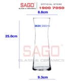  Ocean B13634 - Bình Rót Thủy Tinh Ocean Tempo Carafe 970ml | Nhập Khẩu Thái Lan 