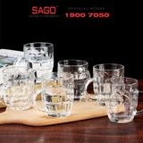  PG217 - Ly Thủy Tinh Prim Cosmo Beer Mug 290ml | Nhập Khẩu Thái Lan 