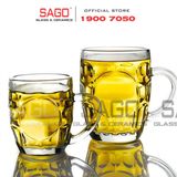  PG217 - Ly Thủy Tinh Prim Cosmo Beer Mug 290ml | Nhập Khẩu Thái Lan 