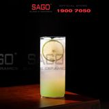  VIR H143 -  Ly Thủy Tinh Virote Borosilicate Fine Rim Tumber 365ml | Thủy Tinh Cao Cấp 