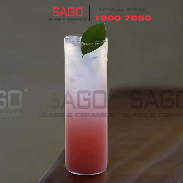  VIR H180 - Ly Thủy Tinh Virote Borosilicate Fine Rim Cooler 390ml | Thủy Tinh Cao Cấp 