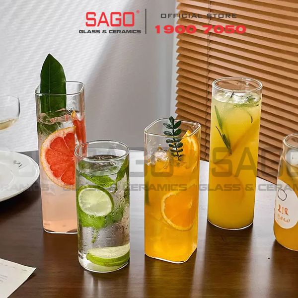  VIR H180 - Ly Thủy Tinh Virote Borosilicate Fine Rim Cooler 390ml | Thủy Tinh Cao Cấp 
