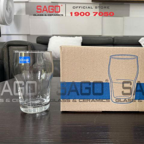  Ocean B25412 - Ly Thủy Tinh Ocean Belly Tumbler Glass 355ml | Nhập Khẩu Thái Lan 