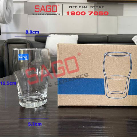  Ocean B25412 - Ly Thủy Tinh Ocean Belly Tumbler Glass 355ml | Nhập Khẩu Thái Lan 