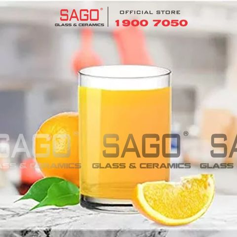  Ocean B01206 - Ly Thủy Tinh Ocean Fin Line Juice Glass 175ml | Nhập Khẩu Thái Lan 