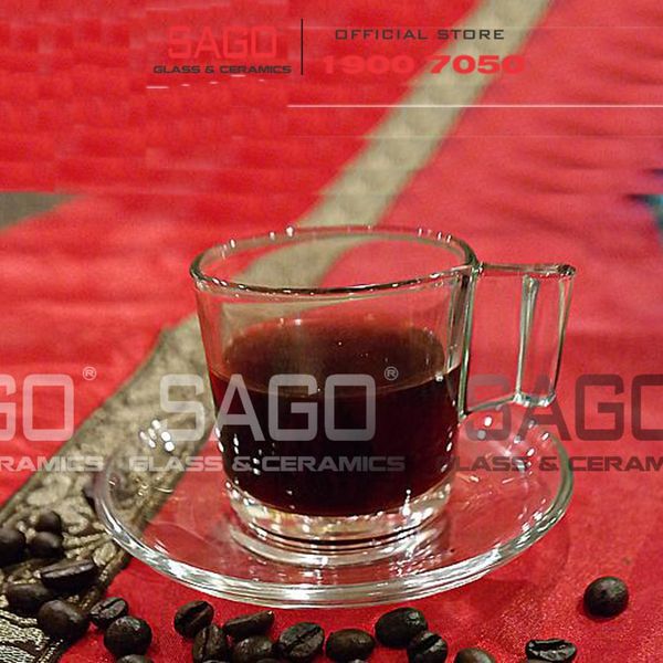  LG-304903(49)/775404(754) - Bộ Tách Thủy Tinh Lucky Glassic Cup 82ml | Nhập Khẩu Thái Lan 
