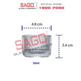  LG-576905(769) - Cốc Nến Thủy Tinh Lucky Aroma T.Light Holder 35ml | Nhập Khẩu Thái Lan 