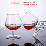  Deli EJ5402 - Ly Thủy Tinh Apple Green Basic Brandy Glass 250ml | Thủy Tinh Cao Cấp 
