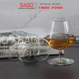  Deli EJ5402 - Ly Thủy Tinh Apple Green Basic Brandy Glass 250ml | Thủy Tinh Cao Cấp 