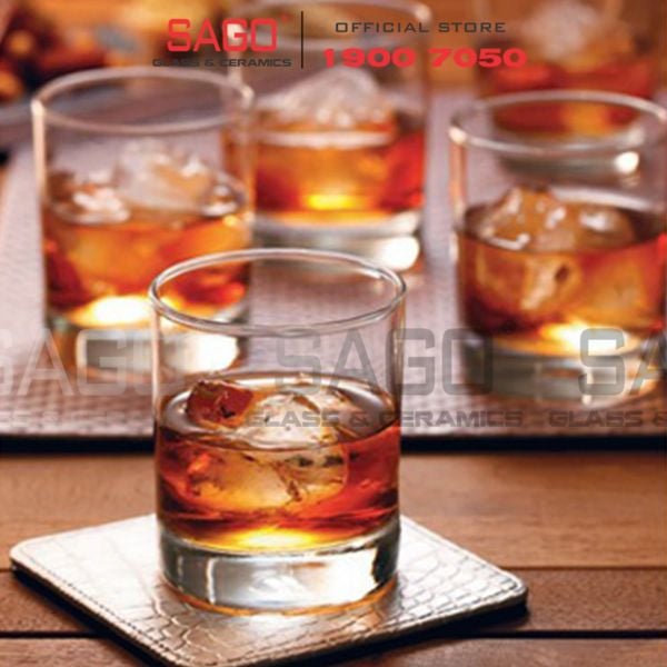  Ocean B00406 - Ly Thủy Tinh Ocean Sanmarino 175ml | Nhập Khẩu Thái Lan 