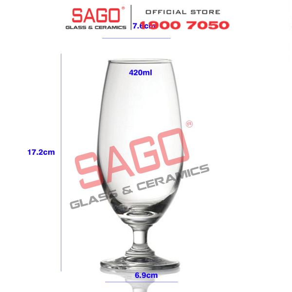  Ocean 1501B15 - Ly Thủy Tinh Ocean Classic Beer 420ml | Nhập Khẩu Thái Lan 