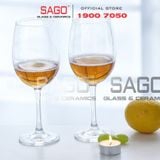  Deli EJ5202 - Ly Thủy Tinh Apple Green Madison Red Wine Glass 480ml | Thủy Tinh Cao Cấp 