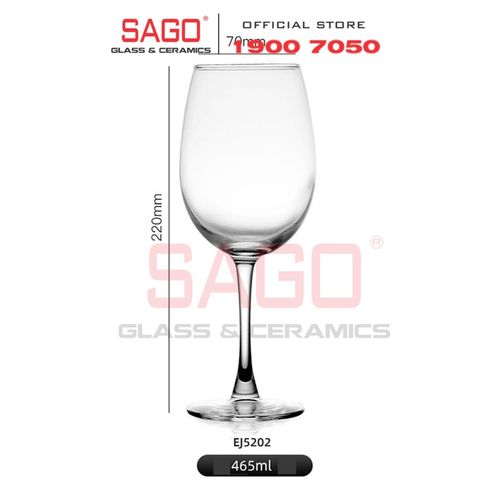 Deli EJ5202 - Ly Thủy Tinh Apple Green Madison Red Wine Glass 480ml | Thủy Tinh Cao Cấp 