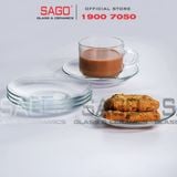  PG325 - Dĩa Lót Thủy Tinh Prim Pura Saucer 13cm | Nhập Khẩu Thái Lan 